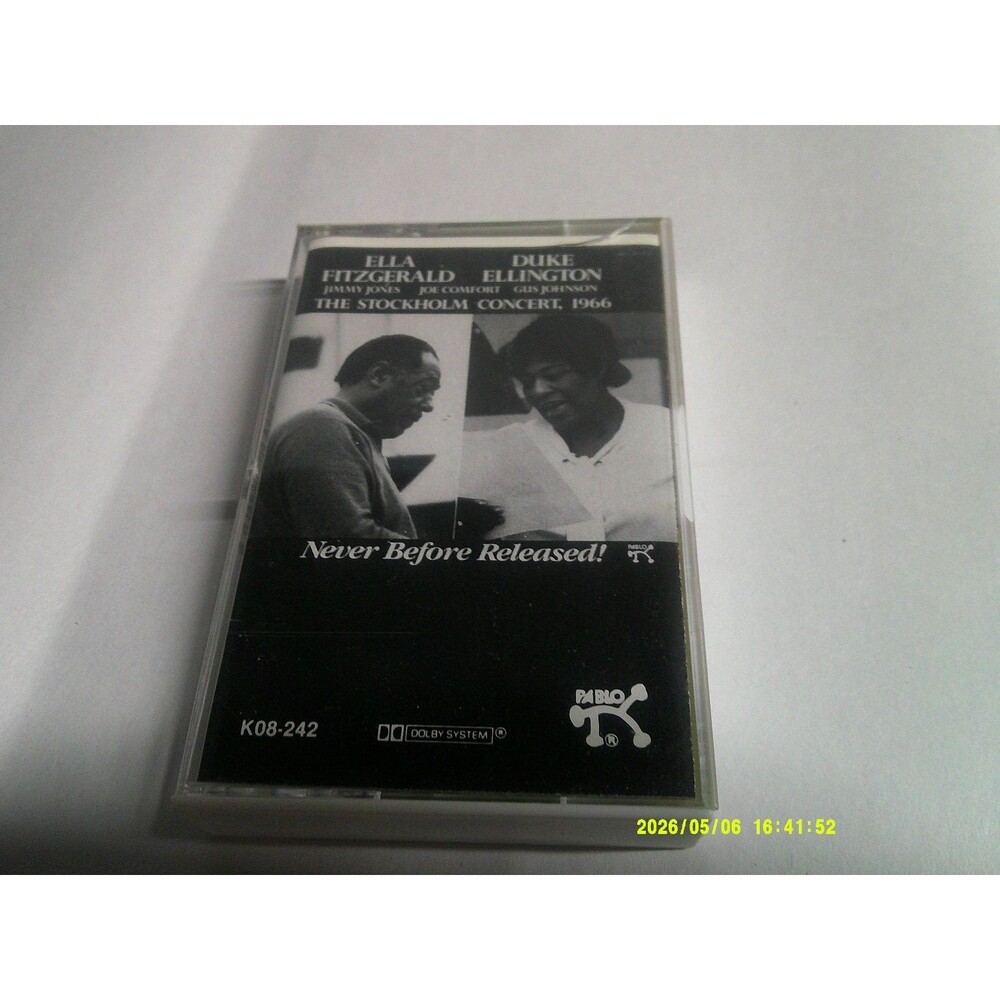 Ella Fitzgerald & Duke Ellington The Stockholm Concert 1966 Cassette Tape